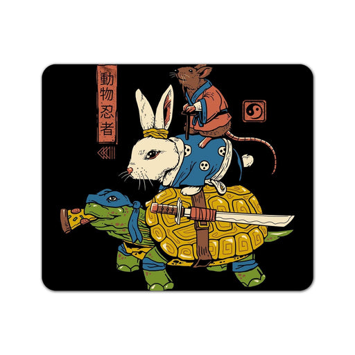 Kame Usagi And Ratto Ninjas Mouse Pad