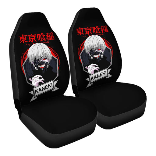 Kaneki Ghoul 3 Car Seat Covers - One size
