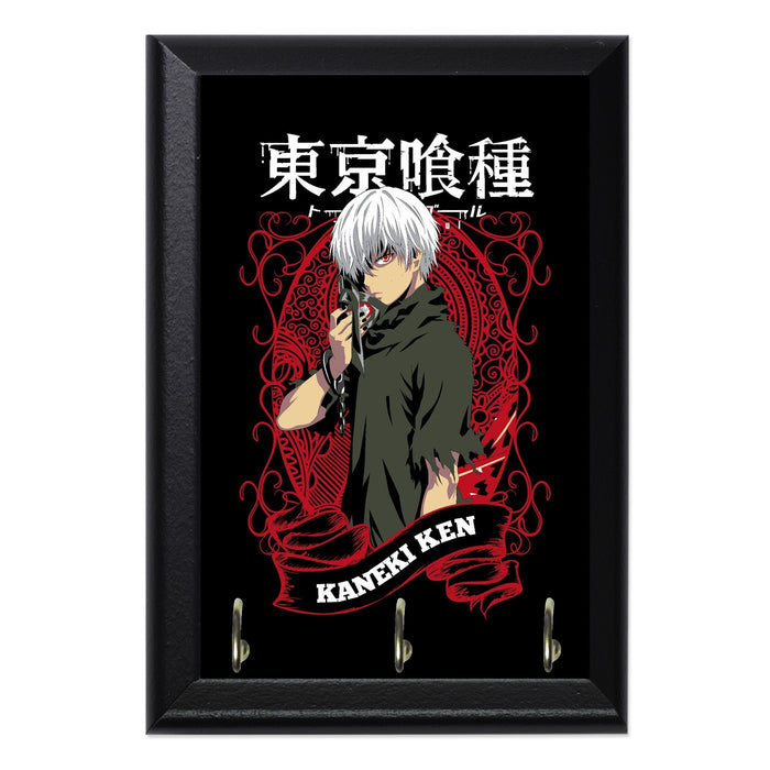 Kaneki Ghoul 4 Key Hanging Plaque - 8 x 6 / Yes