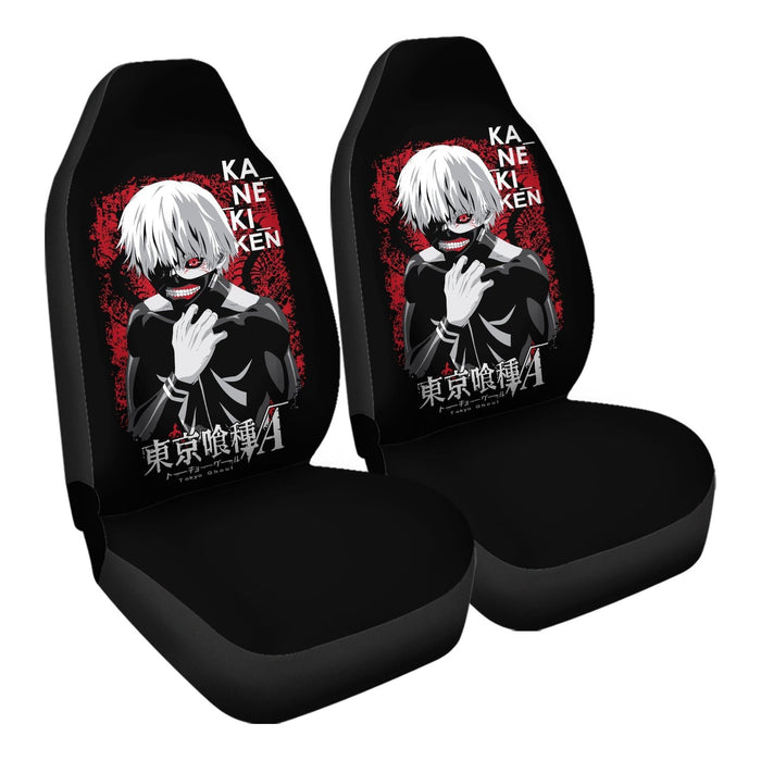 Kaneki Ghoul 6 Car Seat Covers - One size