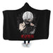 Kaneki Ghoul 7 Hooded Blanket - Adult / Premium Sherpa