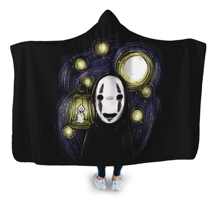 Kaonashi Lantern Hooded Blanket - Adult / Premium Sherpa