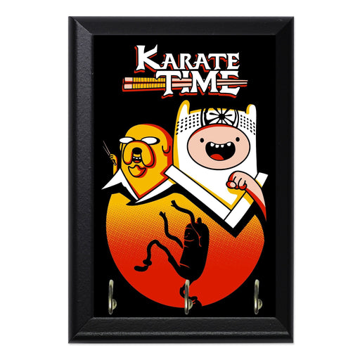 Karate Time Key Hanging Wall Plaque - 8 x 6 / Yes