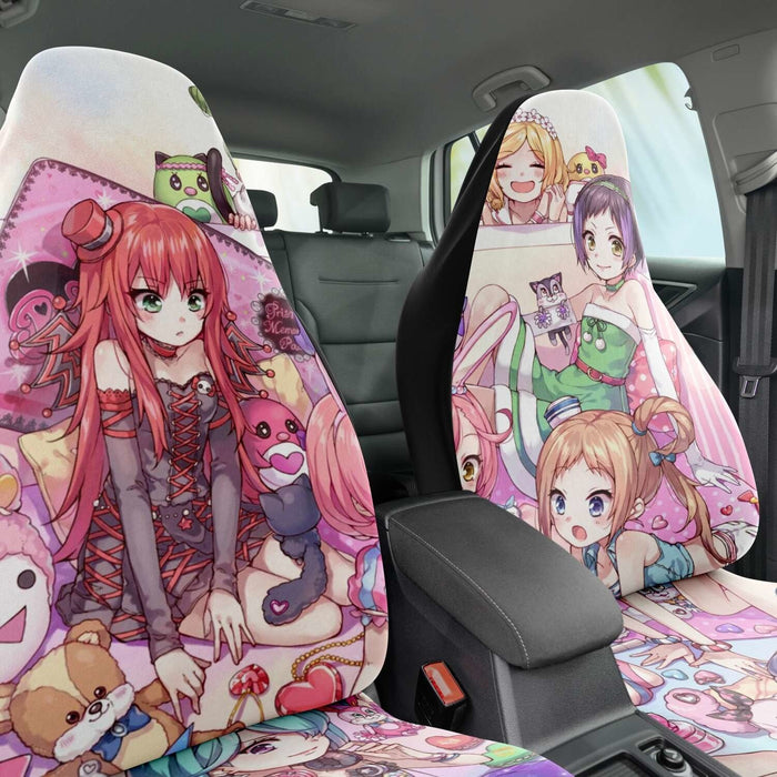 Kawaii Anime V2 Car Seat Covers - One size