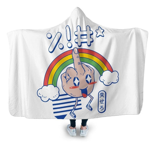 Kawaii As Fck Hooded Blanket - Adult / Premium Sherpa