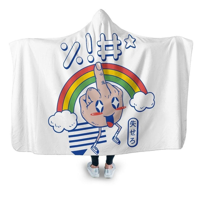 Kawaii As Fck Hooded Blanket - Adult / Premium Sherpa