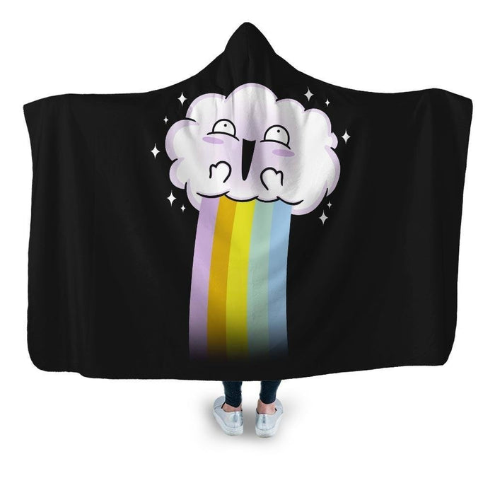 Kawaii Cloud Hooded Blanket - Adult / Premium Sherpa