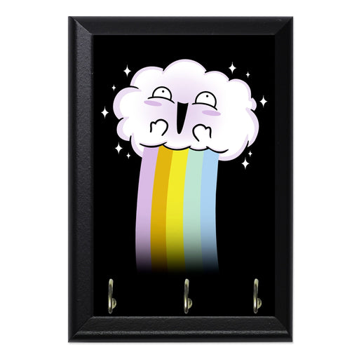 Kawaii Cloud Key Hanging Plaque - 8 x 6 / Yes