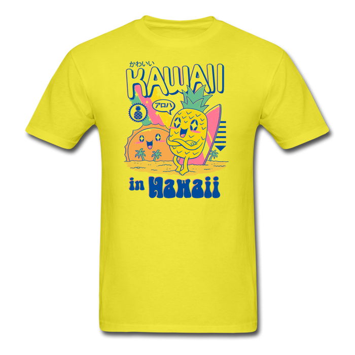 Kawaii In Hawaii Unisex Classic T-Shirt - yellow / S