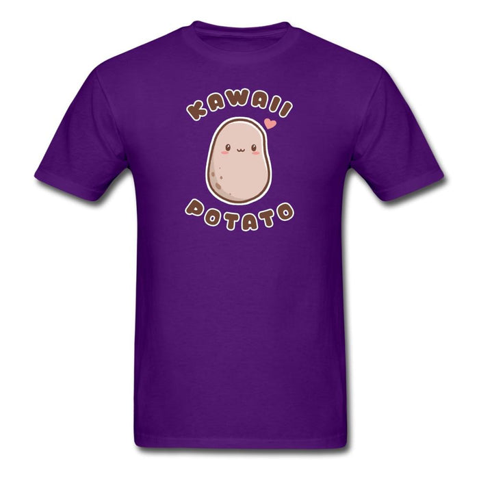 Kawaii Potato Unisex Classic T-Shirt - purple / S