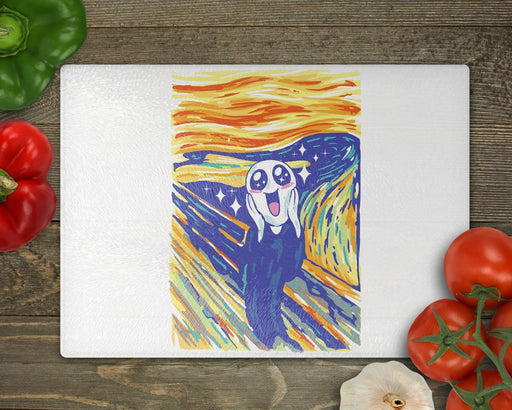 Kawaii Scream Cutting Board