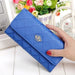 Kawaii Womens Clutch Wallet V2 - blue wallet
