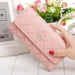 Kawaii Womens Clutch Wallet V2 - pink wallet