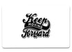 Keep Moving Forward Large Mouse Pad