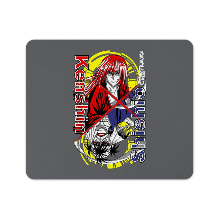Kenshin Vs Shishio Anime Mouse Pad