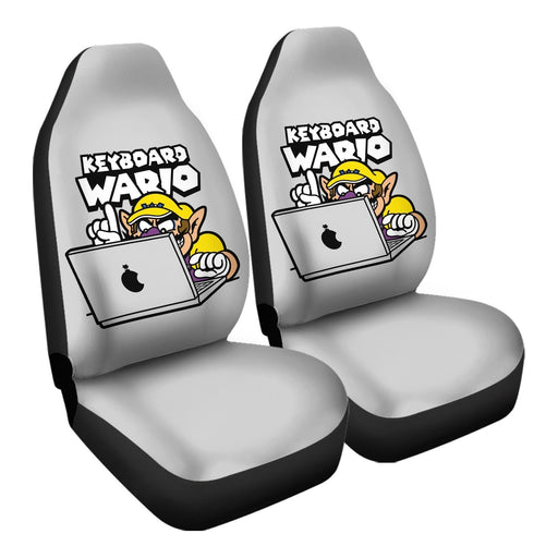 Keyboard Wario Car Seat Covers - One size