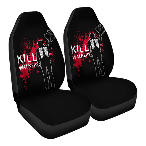 Kill Walkers Crossbow Car Seat Covers - One size