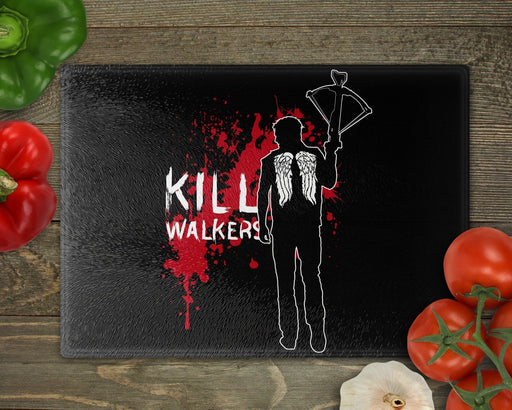 Kill Walkers Crossbow Cutting Board