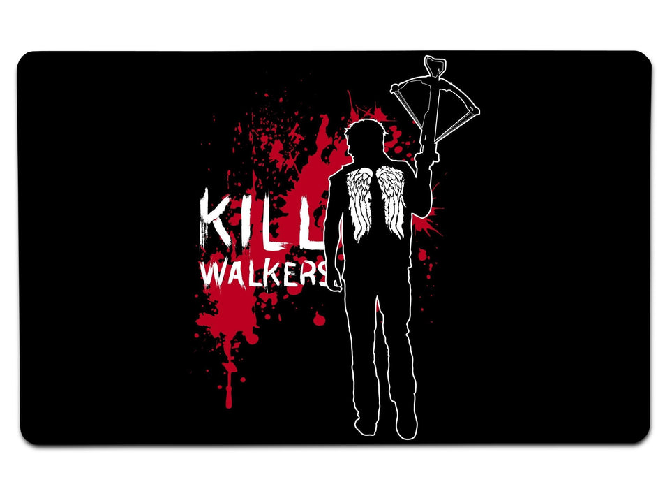 Kill Walkers Crossbow Large Mouse Pad
