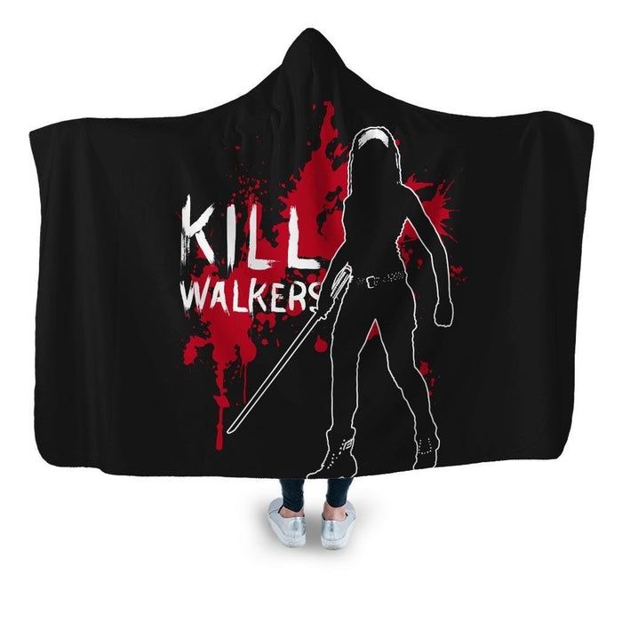 Kill Walkers Sword Hooded Blanket - Adult / Premium Sherpa