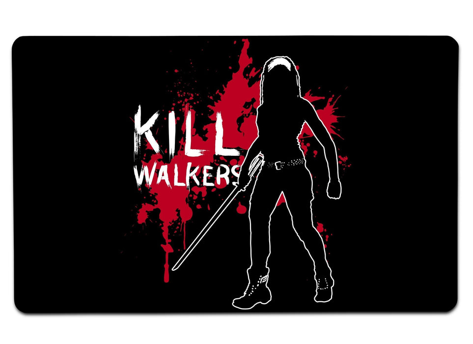 Kill Walkers Sword Large Mouse Pad