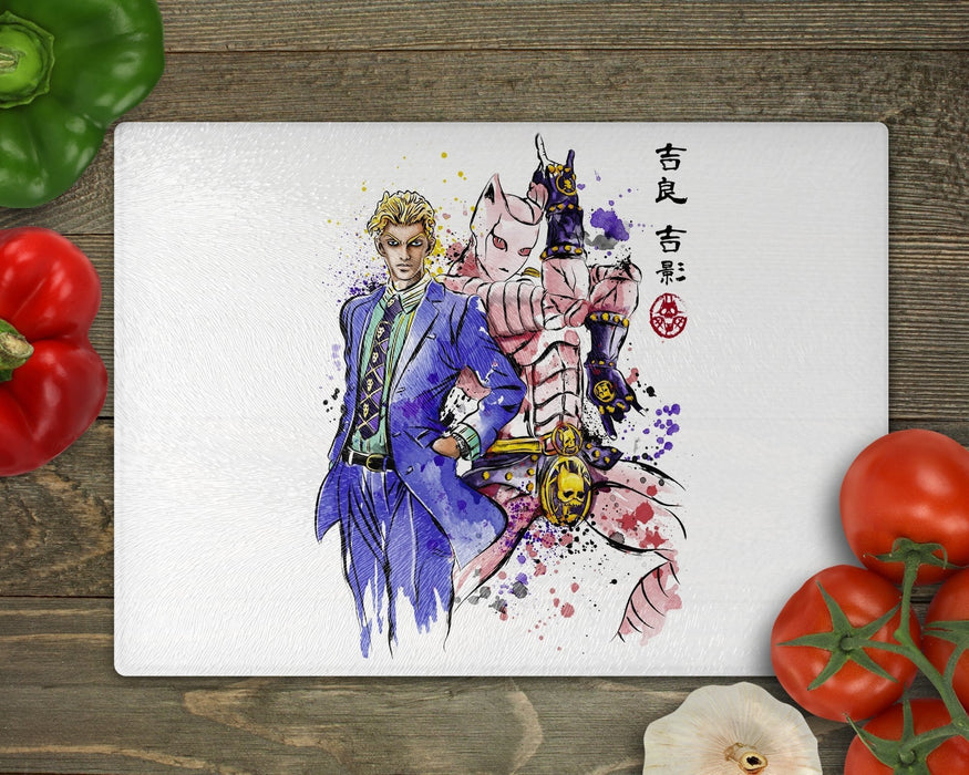 Killer Queen Watercolor Cutting Board