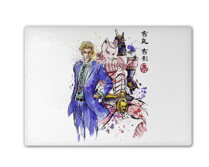 Killer Queen Watercolor Cutting Board