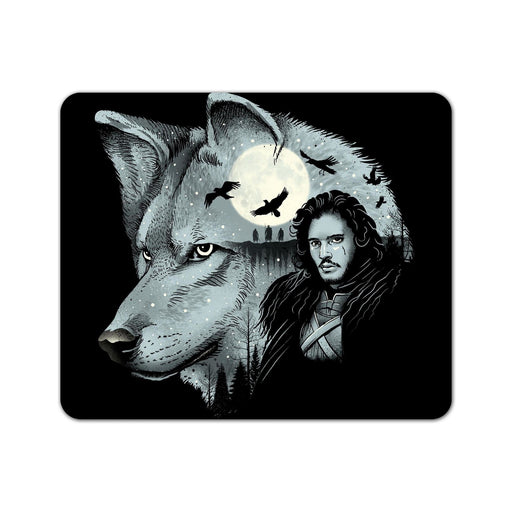 King Of Dire Wolves Mouse Pad