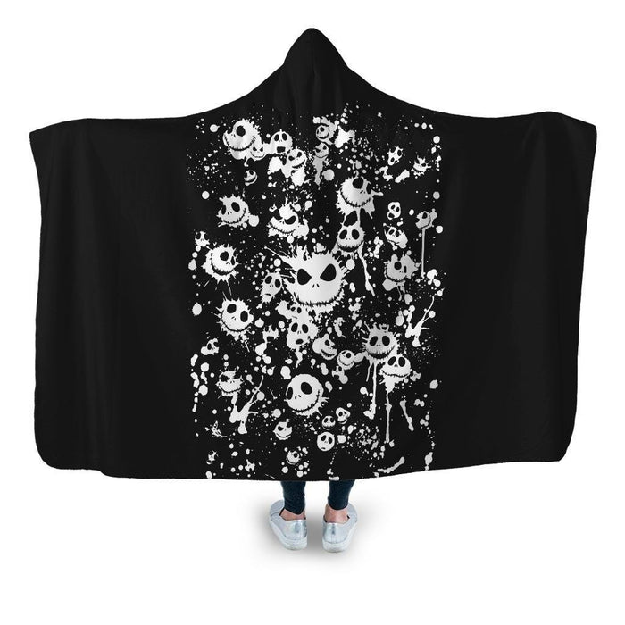 King Of Halloween Hooded Blanket - Adult / Premium Sherpa