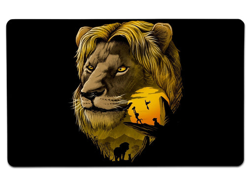 King Of The Jungle Large Mouse Pad