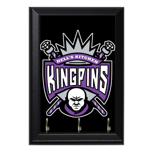 Kingpins Wall Plaque Key Holder - 8 x 6 / Yes