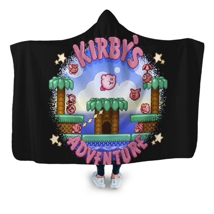 Kirby Adventure Hooded Blanket - Adult / Premium Sherpa