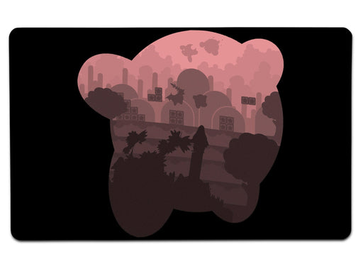 Kirby Silhouette Large Mouse Pad