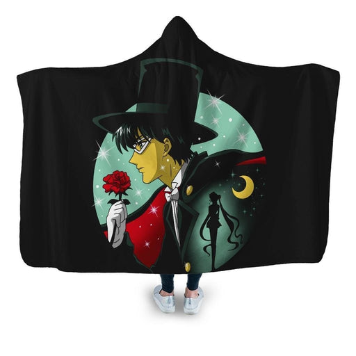 Knight Of The Moonlight Hooded Blanket - Adult / Premium Sherpa