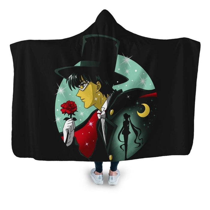 Knight Of The Moonlight Hooded Blanket - Adult / Premium Sherpa