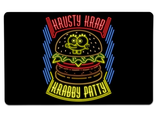 Krusty Krab Krabby Patty Large Mouse Pad