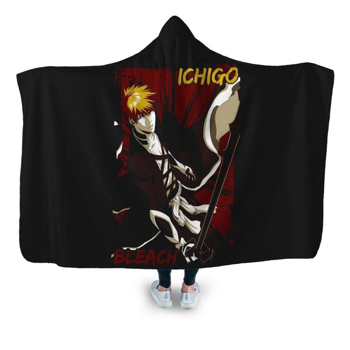 Kurosaki Ichigo Ii Hooded Blanket - Adult / Premium Sherpa