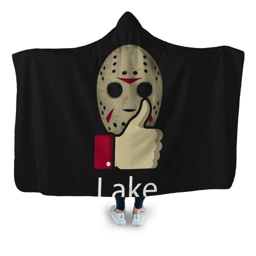 Lake Hooded Blanket - Adult / Premium Sherpa