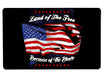 Land Of The Free Large Mouse Pad
