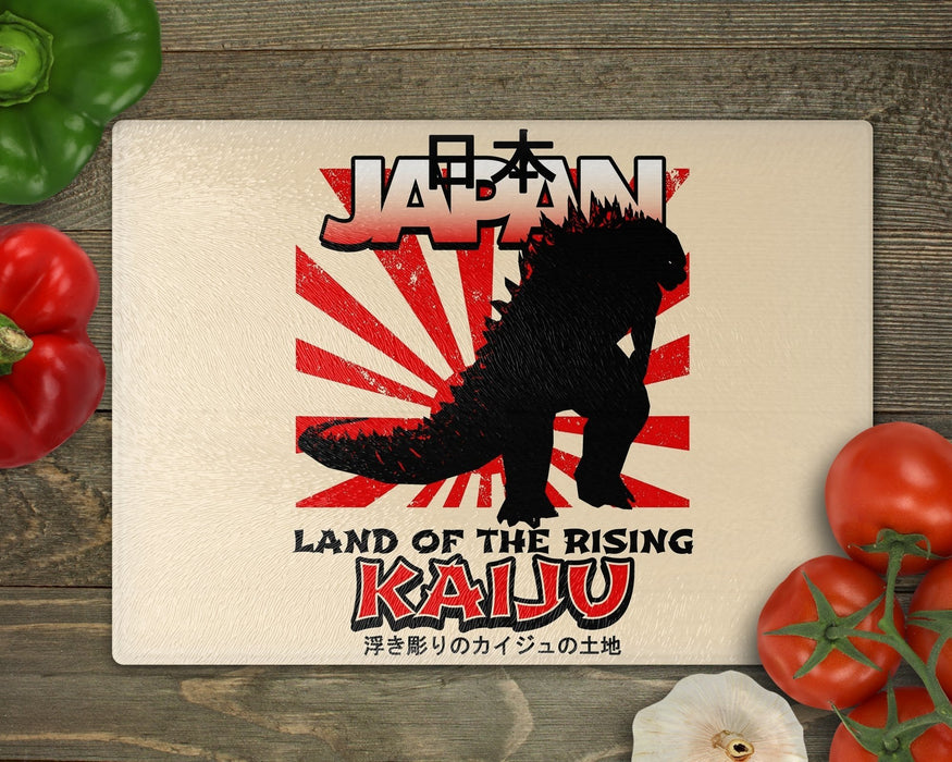 Land Of The Rising Kaiju Cutting Board