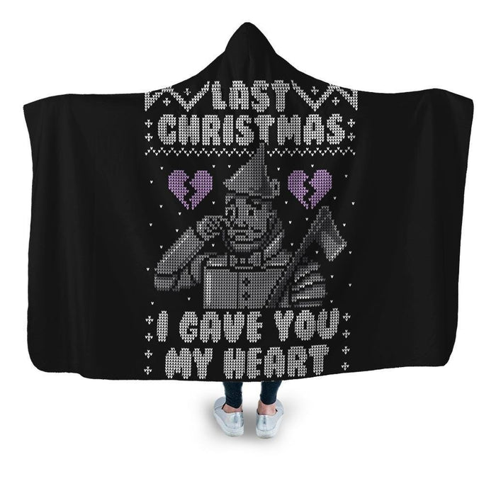 Last Christmas Hooded Blanket - Adult / Premium Sherpa