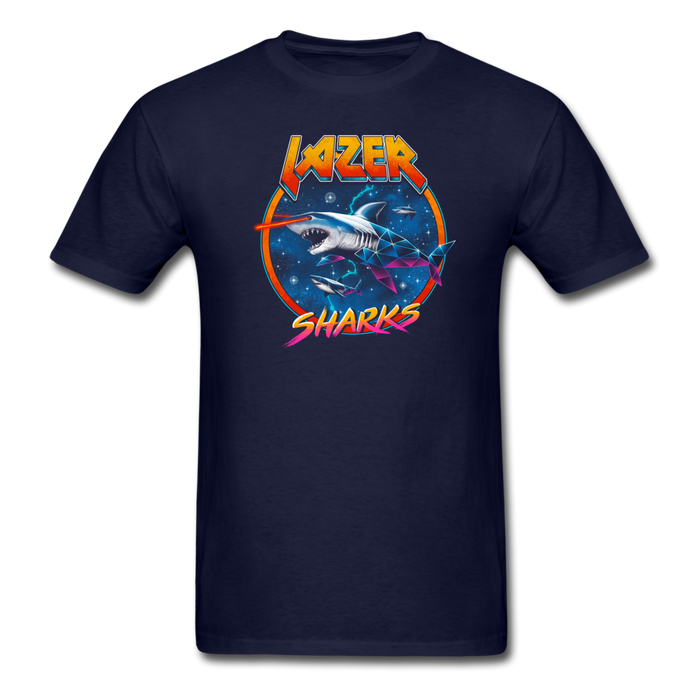 Lazer Shark Unisex Classic T-Shirt - navy / S