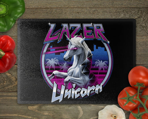 Lazer Unicorn Cutting Board