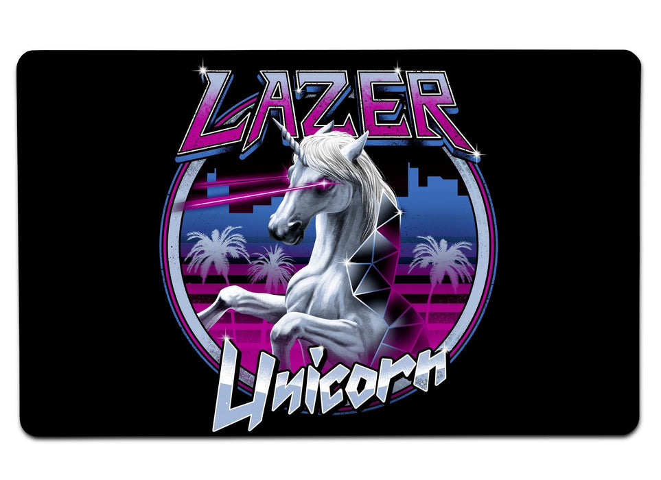 Lazer Unicorn Large Mouse Pad