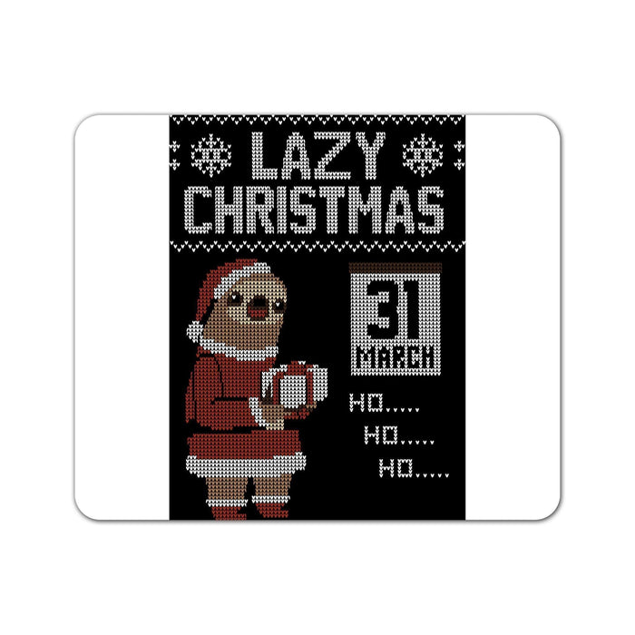 Lazy Christmas Mouse Pad