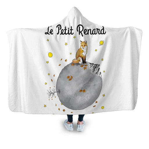Le Petit Renard Hooded Blanket - Adult / Premium Sherpa