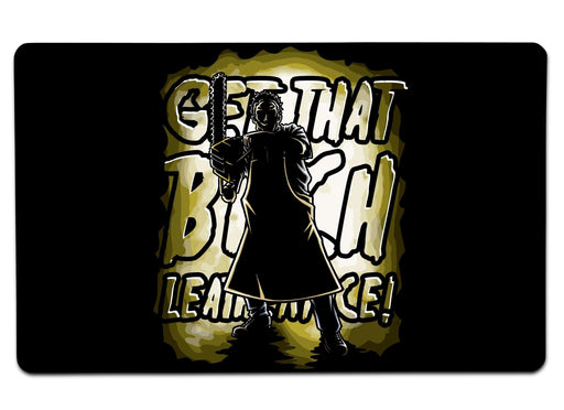Leatherface Silhouette Large Mouse Pad