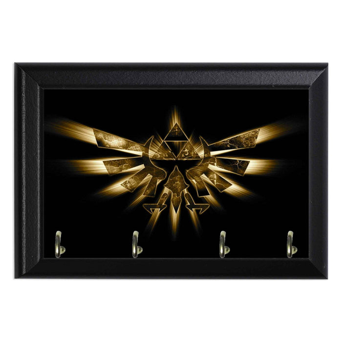 Legend of Zelda Hyrule Logo Geeky Wall Plaque Key Hanger