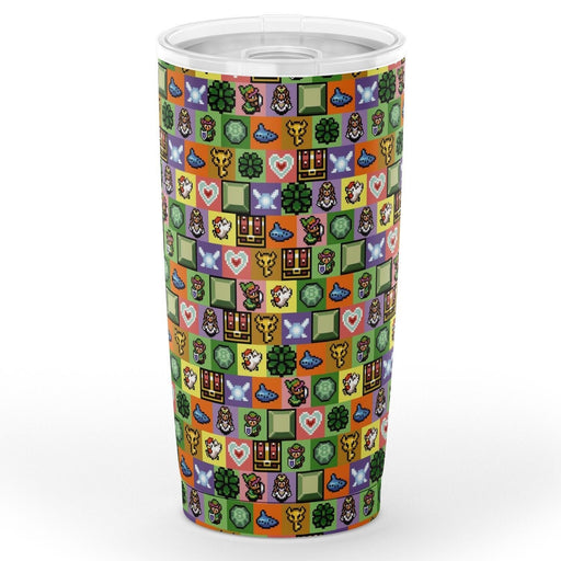 Legend of Zelda Pattern Design Steel Tumbler 20oz