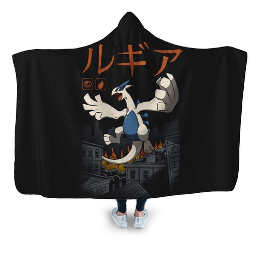 Legendary Psychic Flying Kaiju Hooded Blanket - Adult / Premium Sherpa